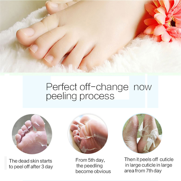 Exfoliating Foot Mask Feet Pedicure Remove Dead Skin Moisturizing Foot Exfoliator Feet Masks Skin Care