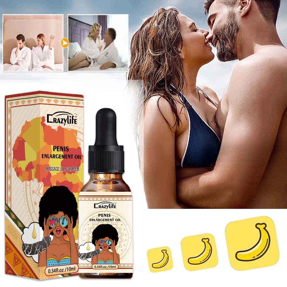 Crazylife Male Enhancement Oil - Natural Erection Booster & Performance Supplement - Intimate Care Formula