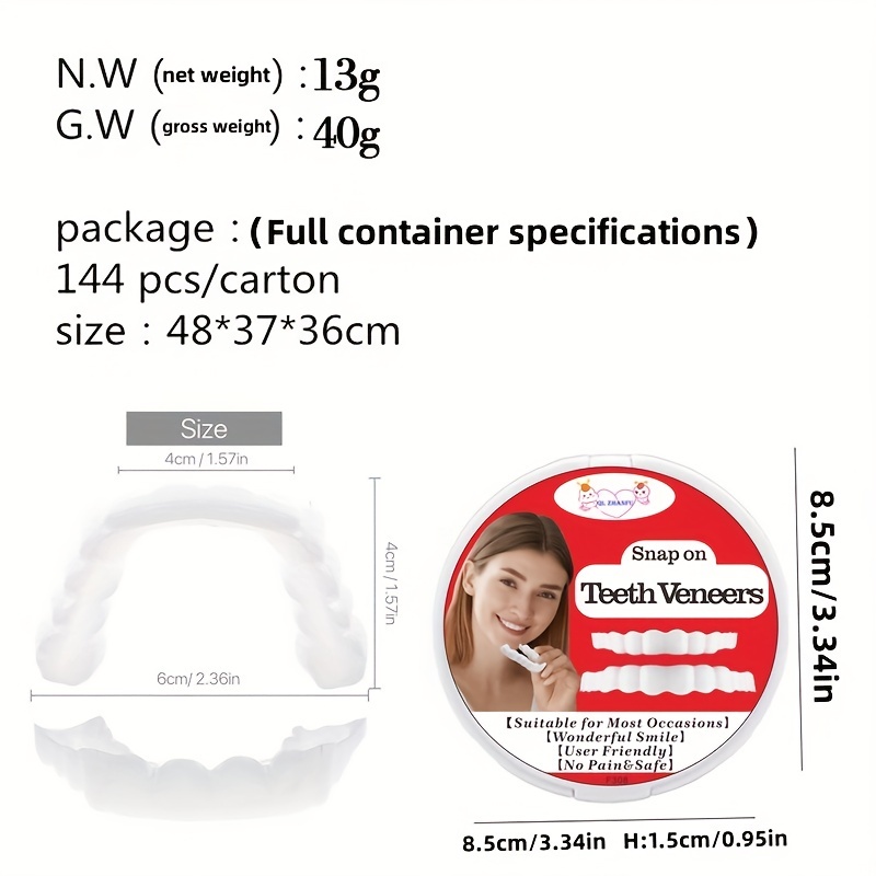 Crazylife Whitening braces, simulated braces, teeth whitening