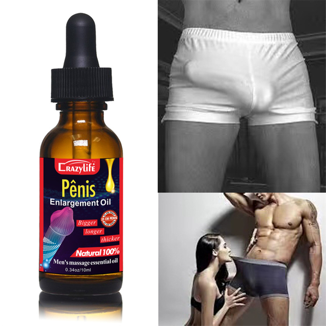 Crazylife Men's penis massage oil for enlargement and delay 10ml