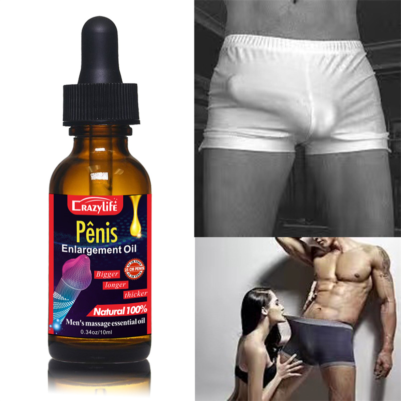 Crazylife Men's penis massage oil for enlargement and delay 10ml