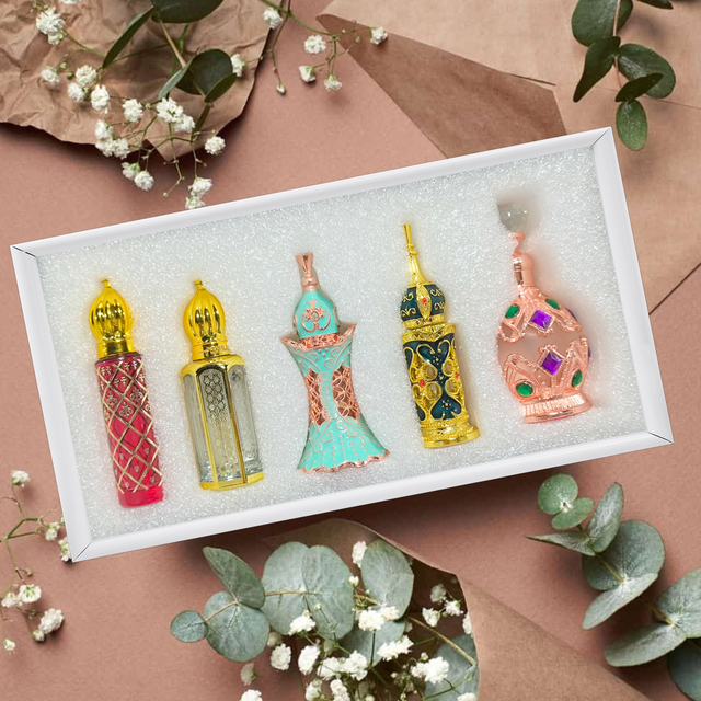 Tonfly Luxury Perfume Gift Box – 5 Fruity Floral Scents, Long-Lasting, Ideal Present