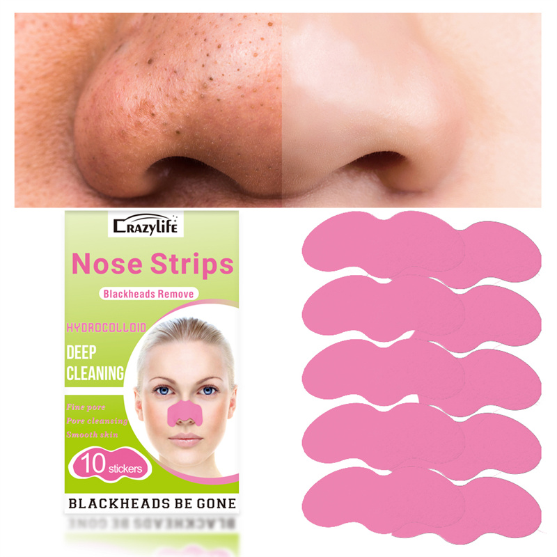 Charcoal & Tea Tree Nose Pore Strip - Blackhead Extractor Deep Cleans Non-Irritating