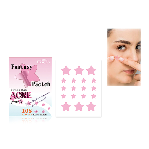 Star-Shaped Tea Tree Acne Patch - Invisible Anti-Inflammatory Pimple Treatment