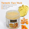 Crazylife 120gTurmeric Clay Mask Facial Cleaning Pores Dirt Acne Blackhead Anti-Acne Remove Deep Cleansing Oil control Whitening Skin Care