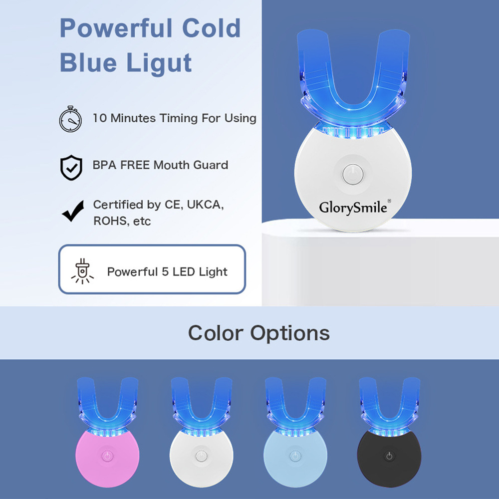 Teeth whitening device, teeth whitening kit, teeth whitening special gel, gum care product, household toothbrush