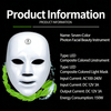 Photonic skin rejuvenation mask beauty device LED childlike face machine cleansing and introducing facial large row lamp mask red and blue light acne removalPhotonic skin rejuvenation mask beauty devi