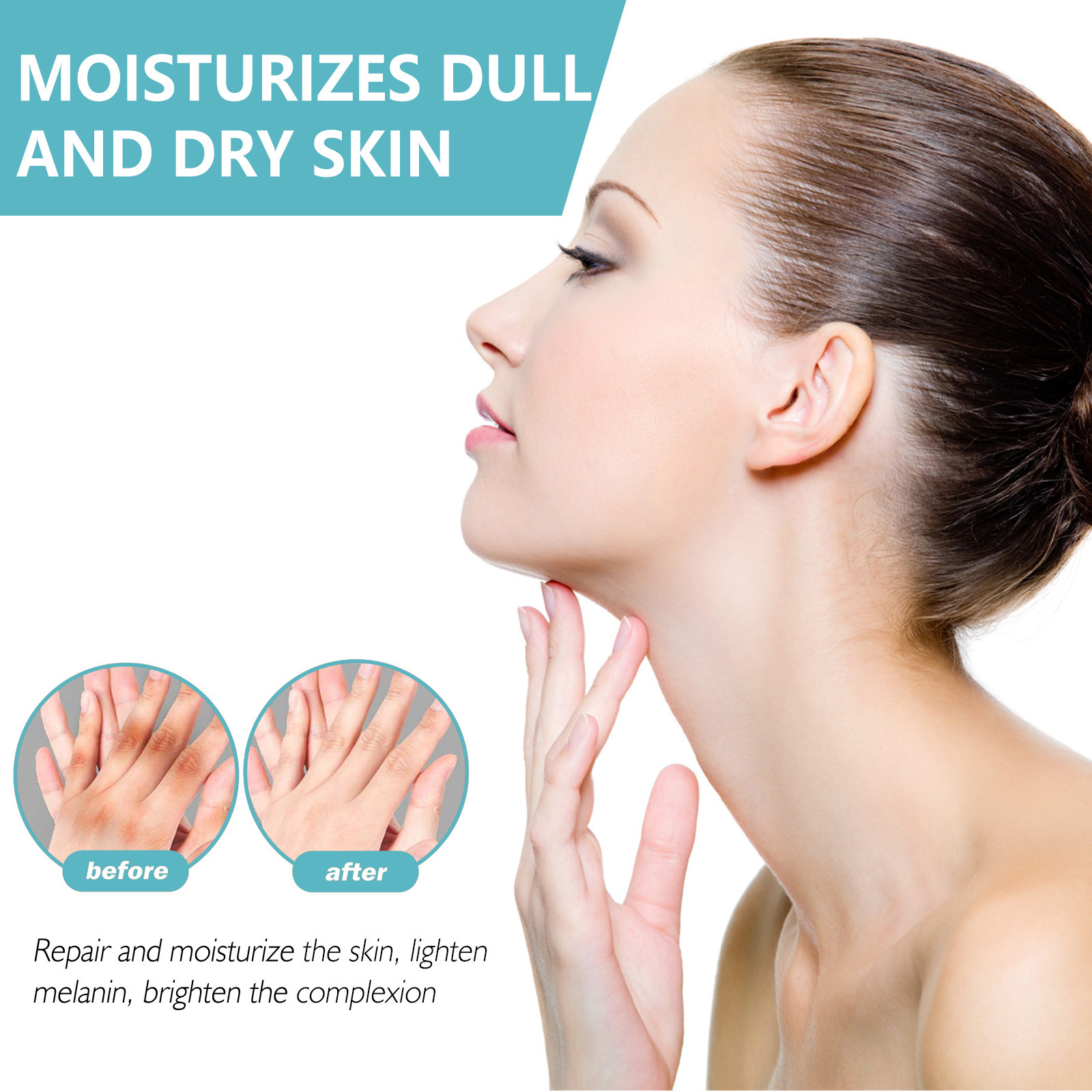 Black Scaly Skin Repair Cream - Moisturizing, Whitening and Repairing Cream for Underarms, Arms, Knees and Joints to Remove Dark Spots on the Body
