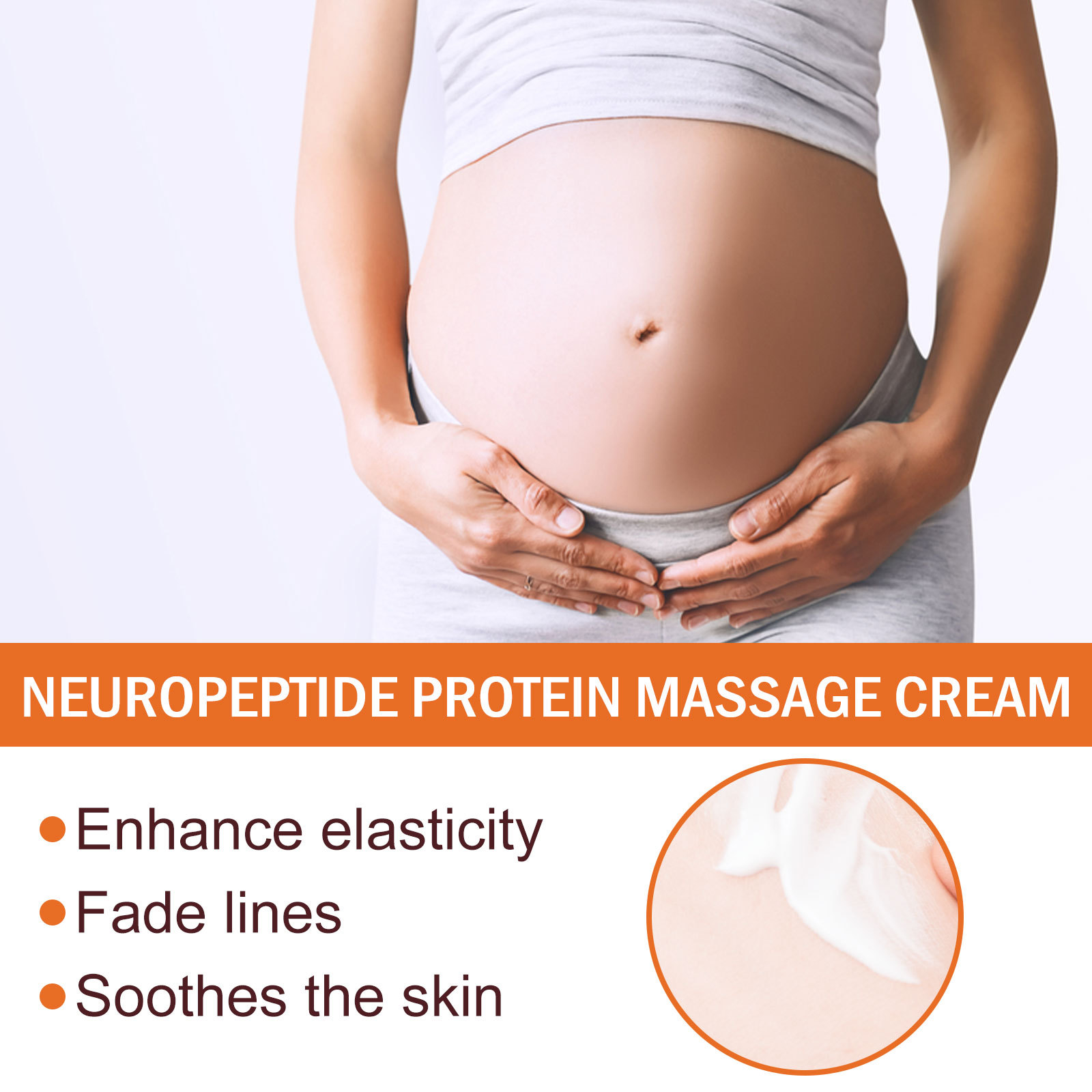 Neuropeptide Protein Massage Cream - Gentle and Moisturizing Body Care for Skin Protection and Smoothness - Massage Cream