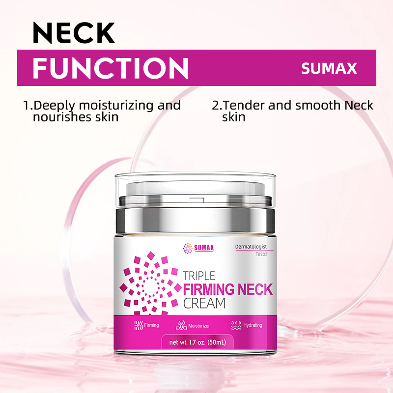 Press-on Neck Cream - Neck Wrinkle Cream - Reduces Neck Wrinkles, Lifts and Firmens the Neck, Makes It Smooth and Fair - Neck Mask - Reduces Neck Discoloration and Provides Care