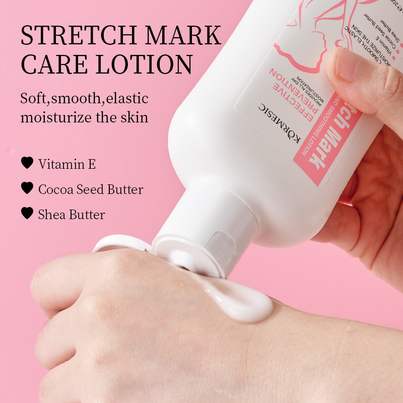 Stretch mark moisturizing body lotion