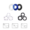 Yifeng Lock Precision Ring Men's Anti-Retraction Ring With Beads in Three Colors Ring for Transparent Penis Ring Made of Aluminum Foil Adult Sex Toys Wholesale Six packages