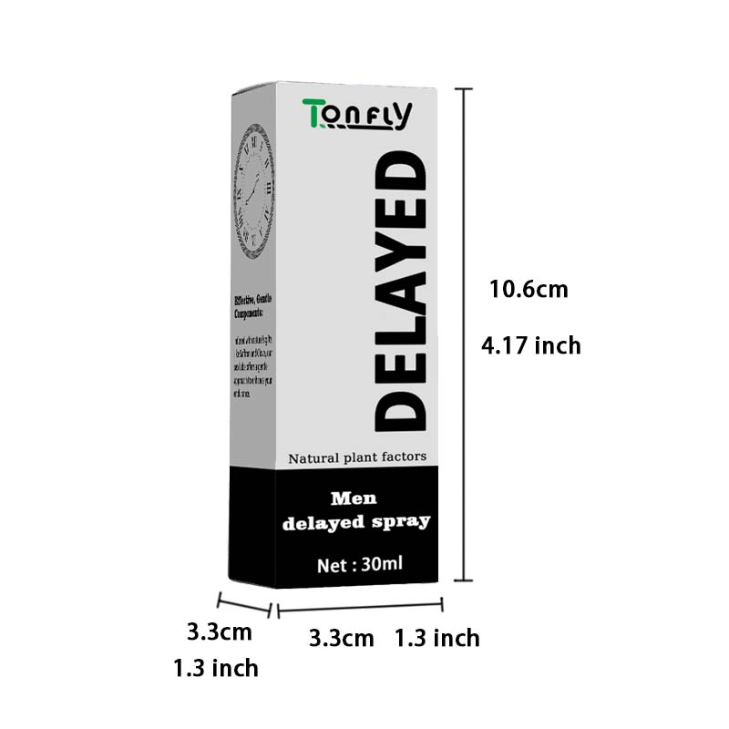 Tonfly Silver-colored male penis delay spray - an oil for private area massage 30ml