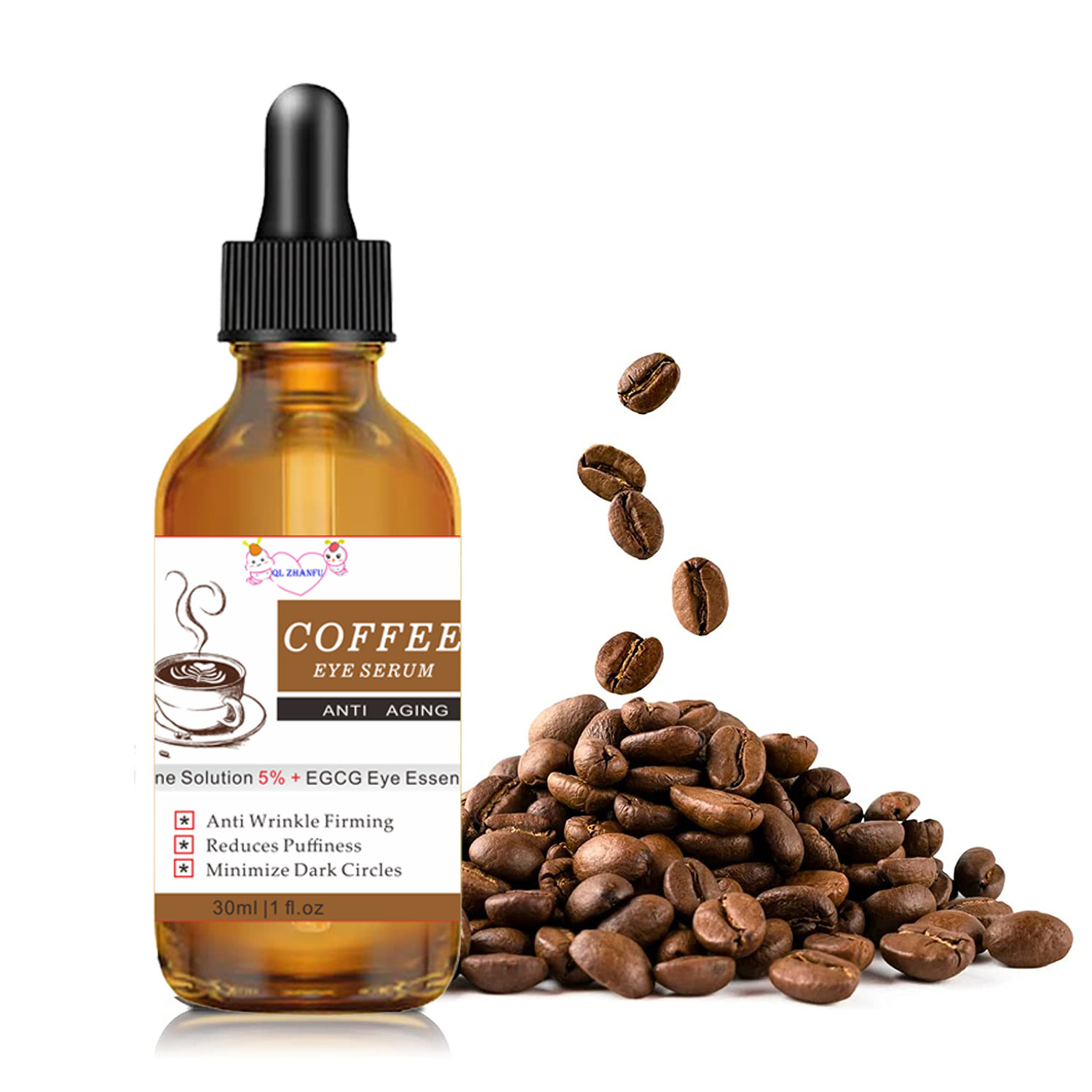 Eye Care 30ml Eye Fat Removal Serum Effective Anti-Particles Eye Cicle Line Fine Fade Improve Serum Care Puffiness Dark 