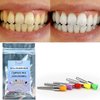 QLZHANFU Dental Polishing Brush & Cup | Professional Teeth Polishing Tools | Nylon Polishing Brushes - Flat Head & Pointed Head for Dental Prophy