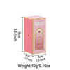Tonfly Pink pointed bottle slim waist lady perfume 3ml
