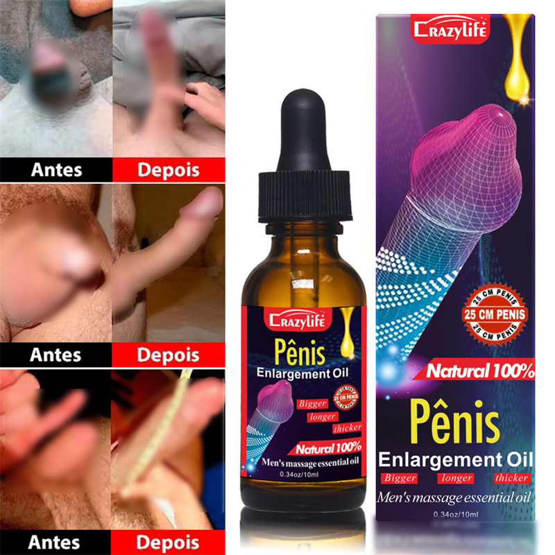 Crazylife Men's penis massage oil for enlargement and delay 10ml