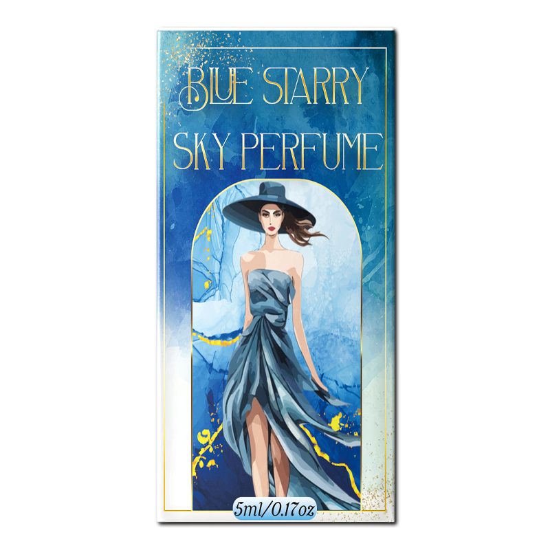 EDIEBAO Blue Dress Perfume Women's Oil Dropper Stick Mini 5ML