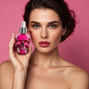 EDIEBAO Pink Skull Perfume Women's Oil Dropper Stick Fruit Fragrance 30ML