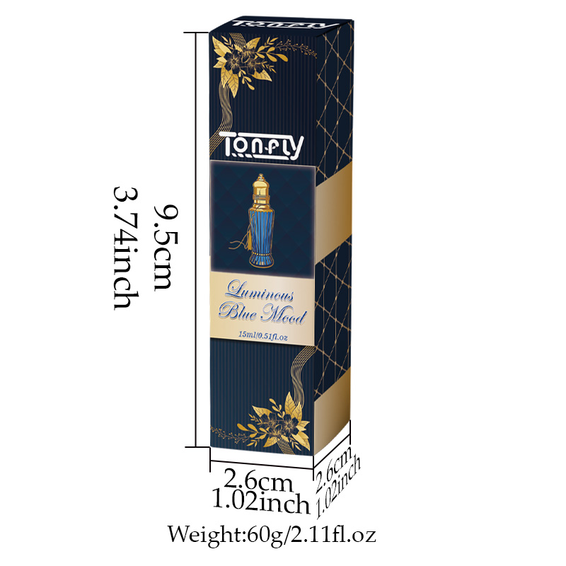 Tonfly Purple conical bottle men's perfume 15ml