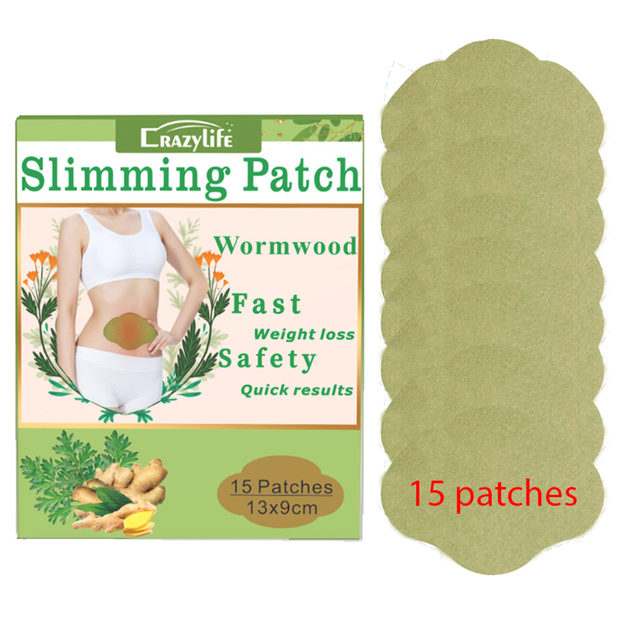 Crazylife Eucalyptus Slimming Patch - 15 pieces. Help you achieve a perfect figure. Slim wherever you want!