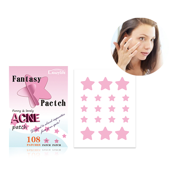 Star-Shaped Tea Tree Acne Patch - Invisible Anti-Inflammatory Pimple Treatment