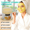 Crazylife 120gTurmeric Clay Mask Facial Cleaning Pores Dirt Acne Blackhead Anti-Acne Remove Deep Cleansing Oil control Whitening Skin Care