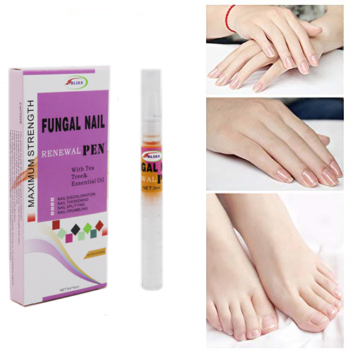 BLSEX 3ml*4 Nail Fungus Repair Essence Pen Repair Fingernail 25%Undecylenic Foot Nail Restores Care Of Appearance Discolored Tool