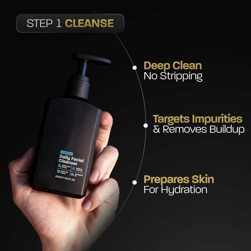 The skincare duo set - the clear cleansing lotion and the repair and moisturizing cream - is designed to provide cleansing and moisturization for all skin types.