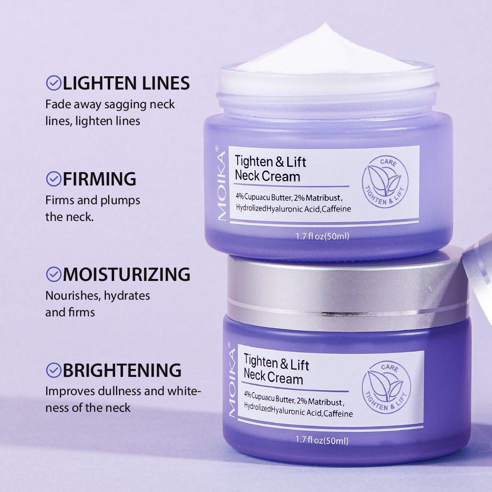 Beauty Neck Cream - Specialized Skin Care Product for Hydration, Moisturization, Lift and Firming