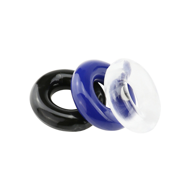 Yifeng Lock Precision Ring Men's Anti-Retraction Ring With Beads in Three Colors Ring for Transparent Penis Ring Made of Aluminum Foil Adult Sex Toys Wholesale Six packages