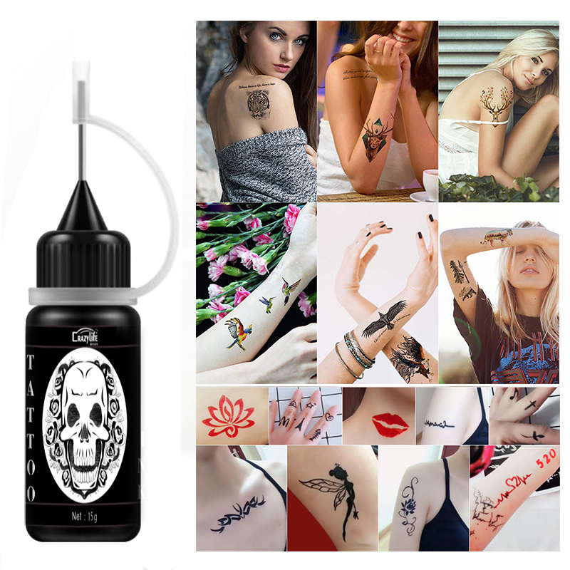 Tattoo Juice Paste,Temporary Body Art Painting Cream,Easy-to-Use Henna Tattoo Paste,DIY Temporary Tattoo Ink Juice Set