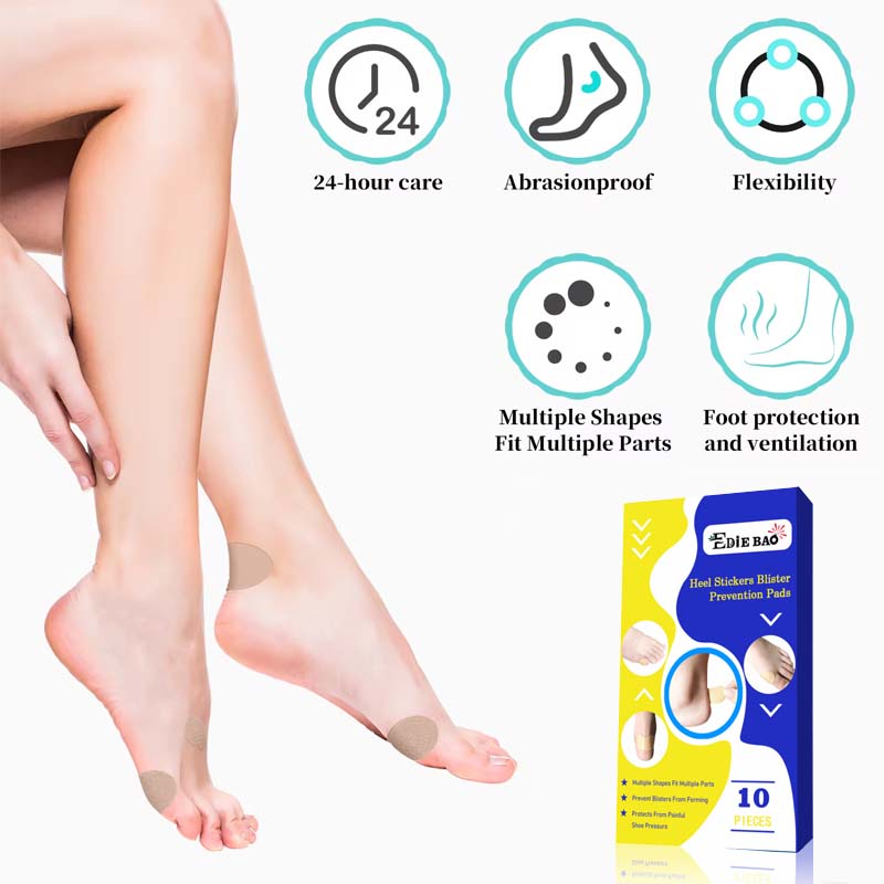 Heel Protection Foot Patches Adhesive Blister Pads Hydrocolloid Heel Liner Shoes Stickers Pain Plaster Foot Care