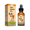 Pet Care Essence 30ml for Dogs and Cats, Hemp Seed Oil Pet Food Additive To Boost Energy, Natural Formula, Easy To Blend