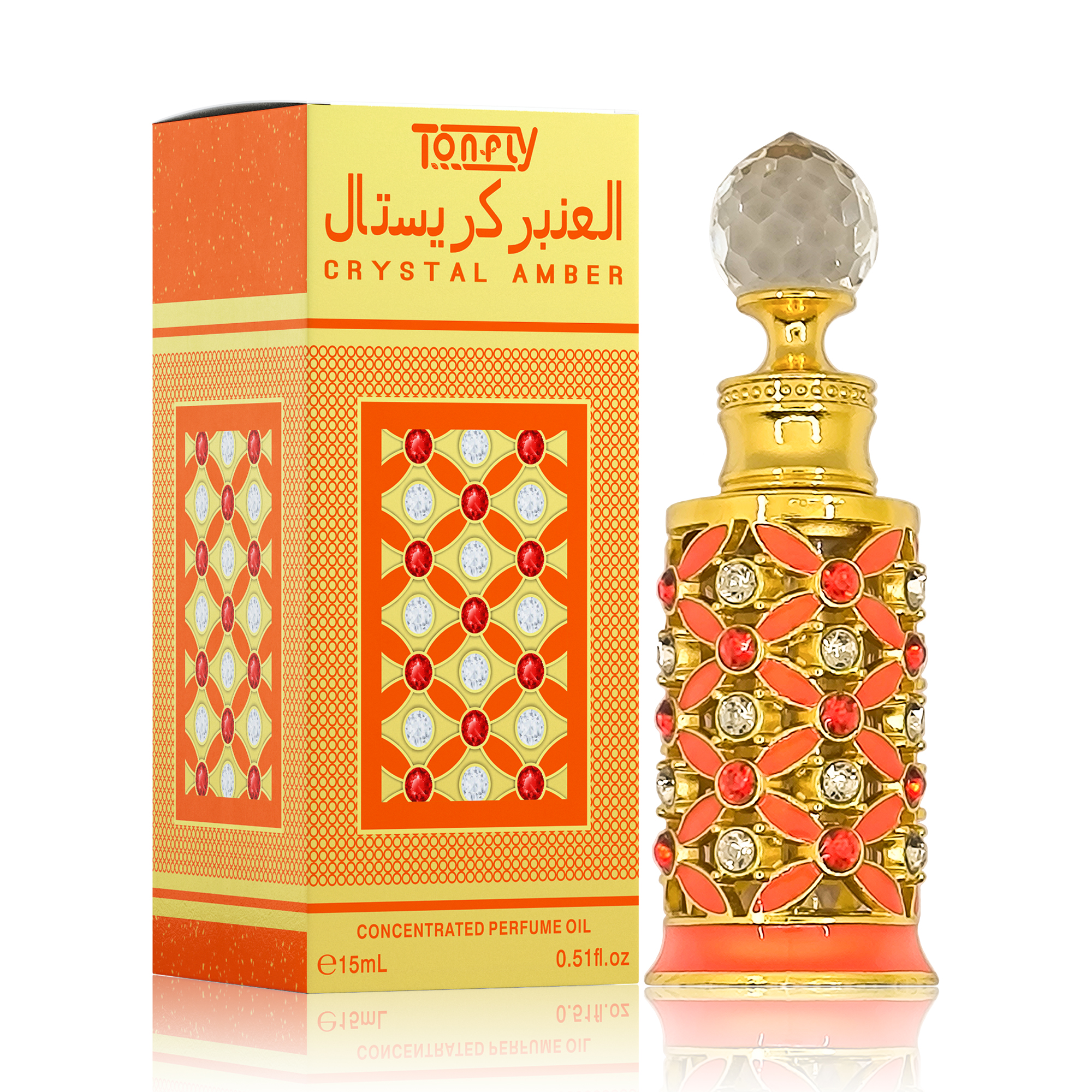 Tonfly Orange Barrel Men's Perfume Men's Light Eau de Toilette 15ml 