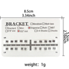 Crazylife Metal Orthodontic Brackets: Edgewise Archwire, Conventional & Self-Ligating (With/Without Hooks) Braces for Teeth Correction