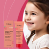 Children's toothpaste for cleaning teeth, preventing cavities, being gentle and refreshing, protecting teeth, with a fruity flavor to clean teeth.