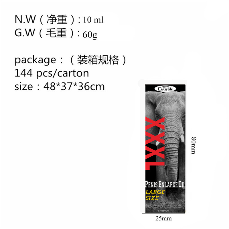 Crazylife Men's Penile Enlargement Essential Oil