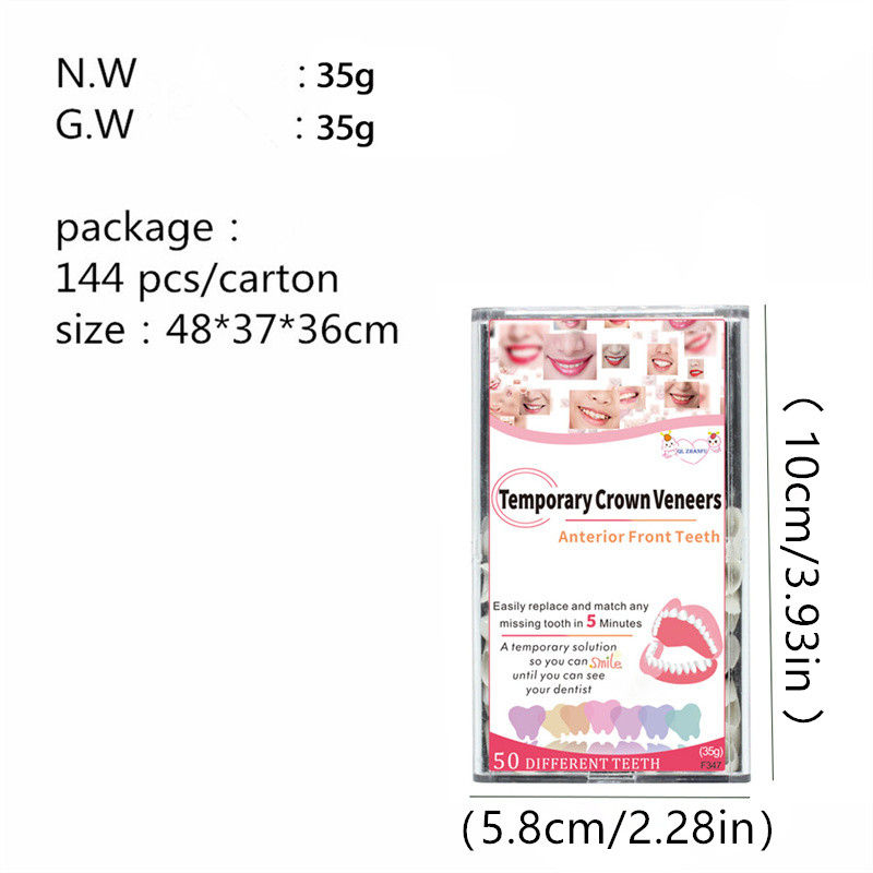 Crazylife Temporary dental crown, filling material, teeth care before and after treatment