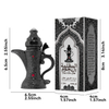 EDIEBAO Black Teapot Perfume for Men, 3 Ml Long-lasting Fragrance