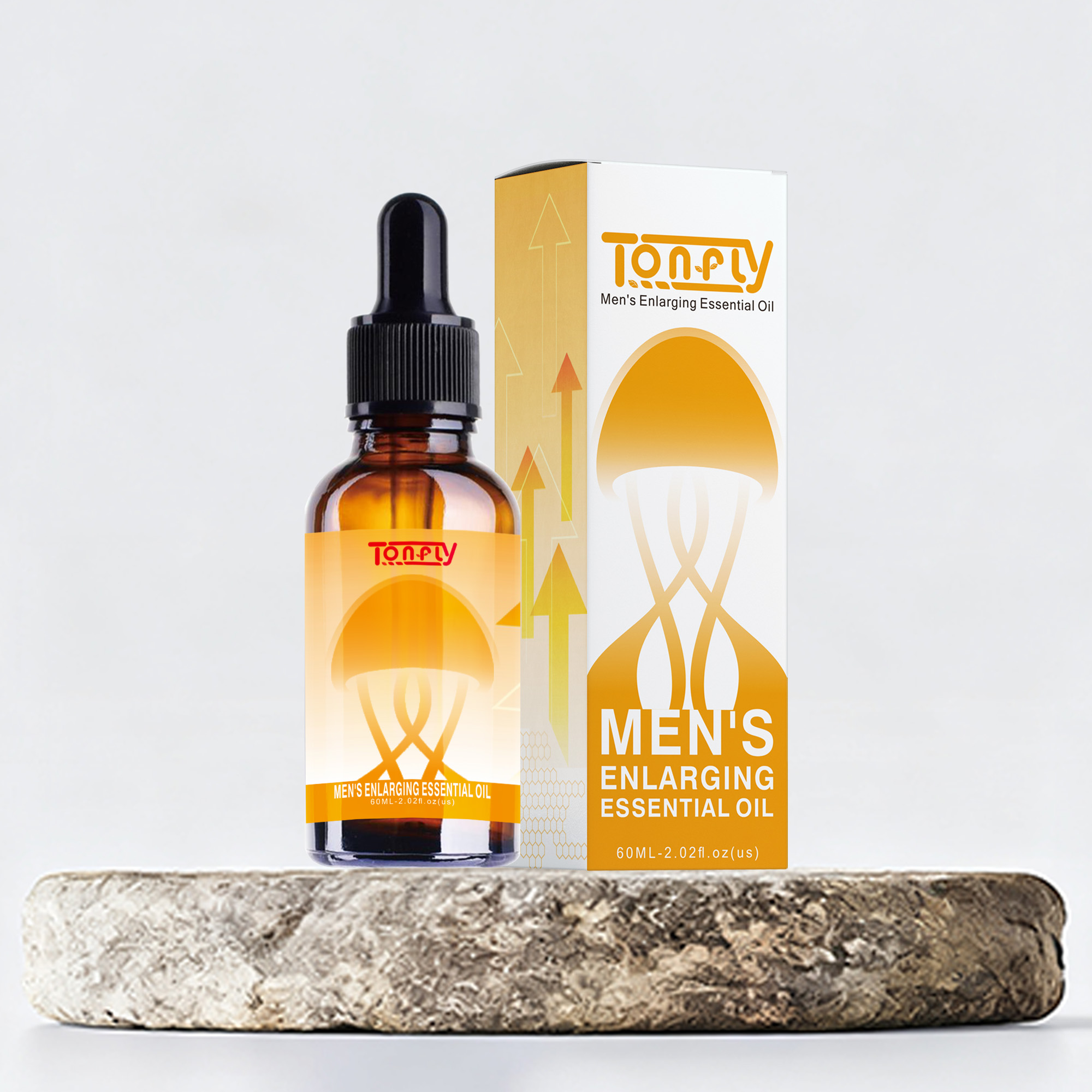 Tonfly Male penis enlargement essential oil for intimate area massage oil 60ml