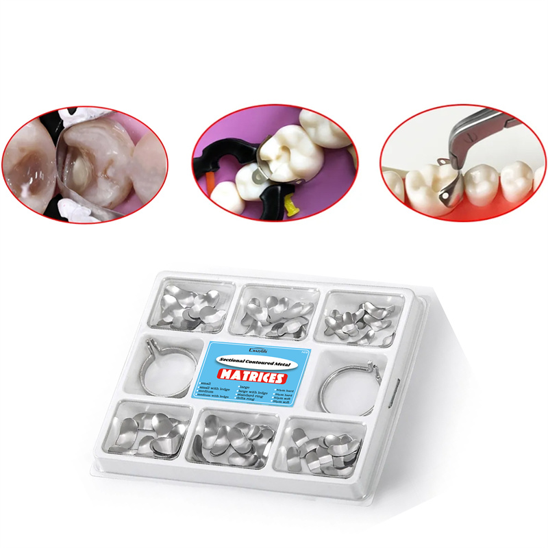 Crazylife Dental Tofflemire Matrix Band Kit | Anatomical Sectional Matrix System for Class II Restorations | Posterior Tooth Contouring, Composite Filling & Crown Buildup Clinical Supplies