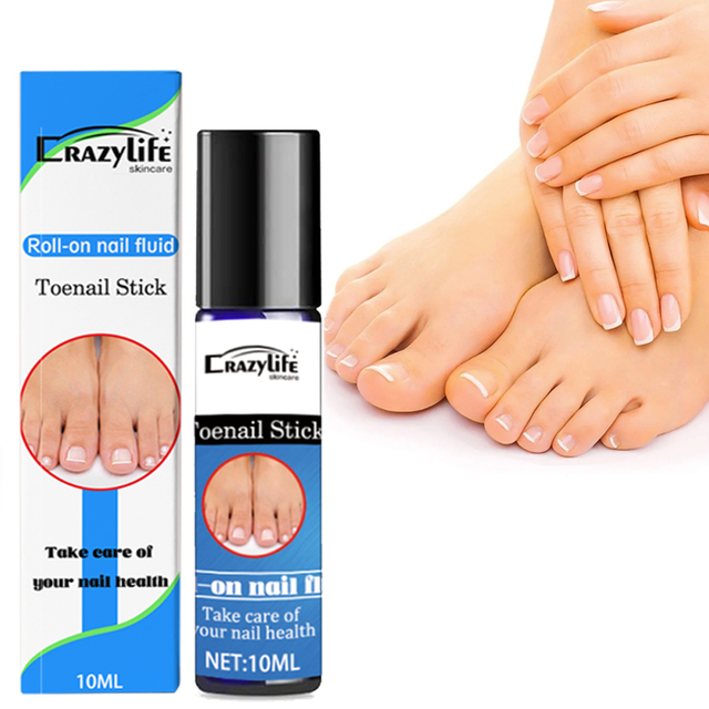 Crazylife Nail Repair Roller, Nail Fungus Treatment Softened Nails Brightened Nails Thickened Nail Care Liquid