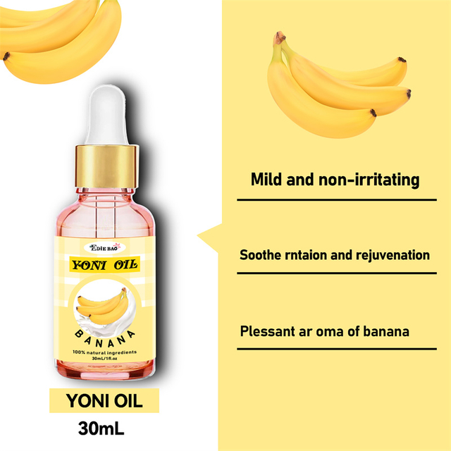 EDiE BAO Deodorize Vaginal Care Pheromone Female private parts nursing deodorize vaginal tightening pinkness essential oils（Vanilla，Rosemary，Banana）