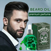 TONFLY Men's After-Shave Care Essential Oil - Green Skull Head Series Beard Oil Perfume 15ML
