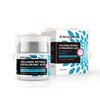 Anti-wrinkle cream with collagen, retinol and hyaluronic acid. Moisturizing facial cream for reducing neck wrinkles.