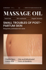 Stretch mark massage oil for moisturizing body care