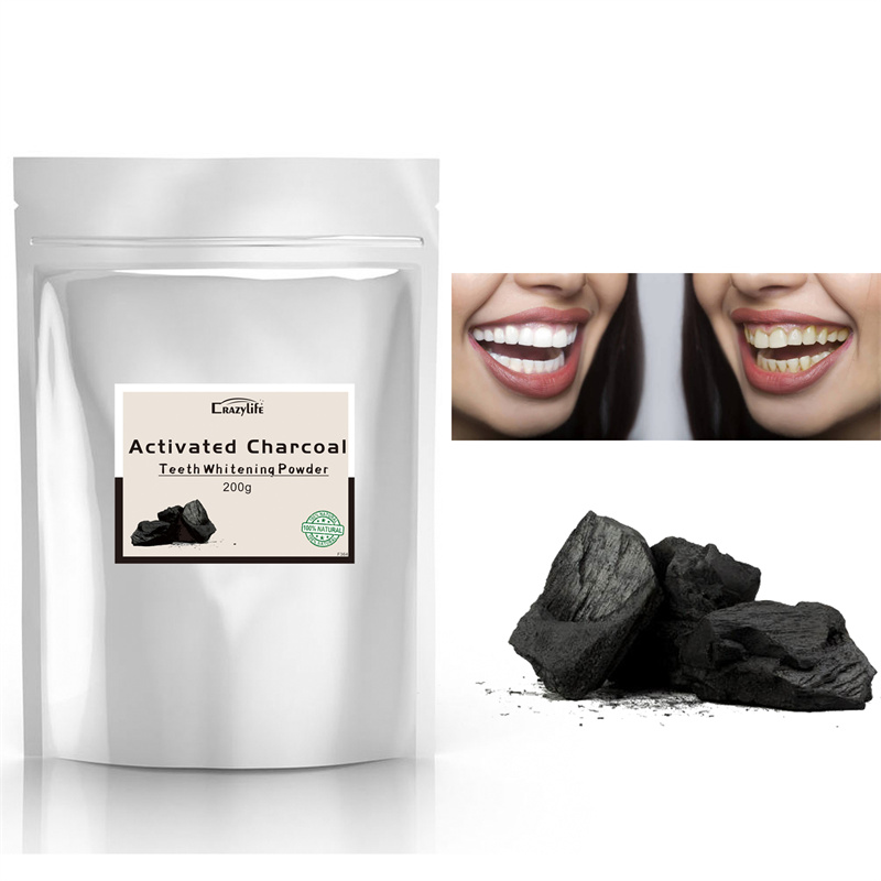 Activated Carbon Tooth Powder Tooth Whitening Powder Bamboo Charcoal Tooth Cleaning Powder Coconut Shell Beauty Tooth Powder Whitening Tooth Cleaning Powder