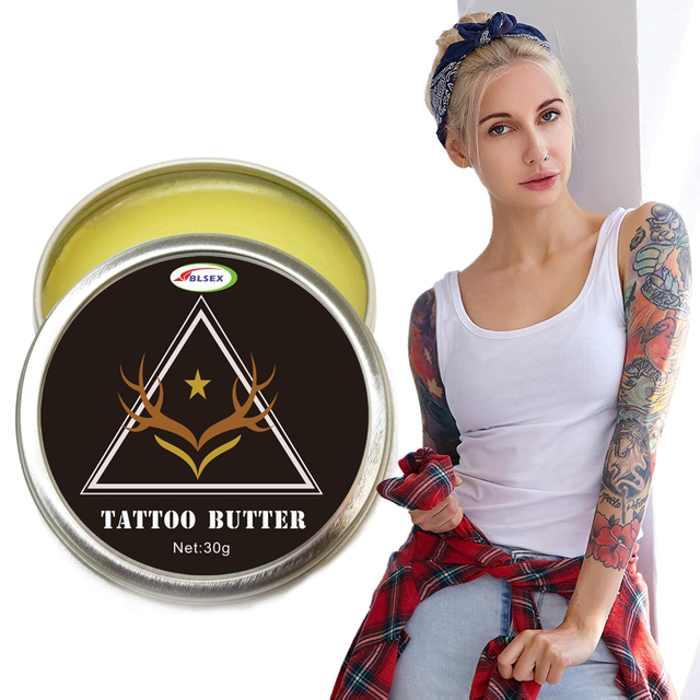 Tattoo Aftercare Butter Balm Repair Tattoo Moisturizer Skin for Microblading Tattoos Recovery Cream W/Natural Ingredient