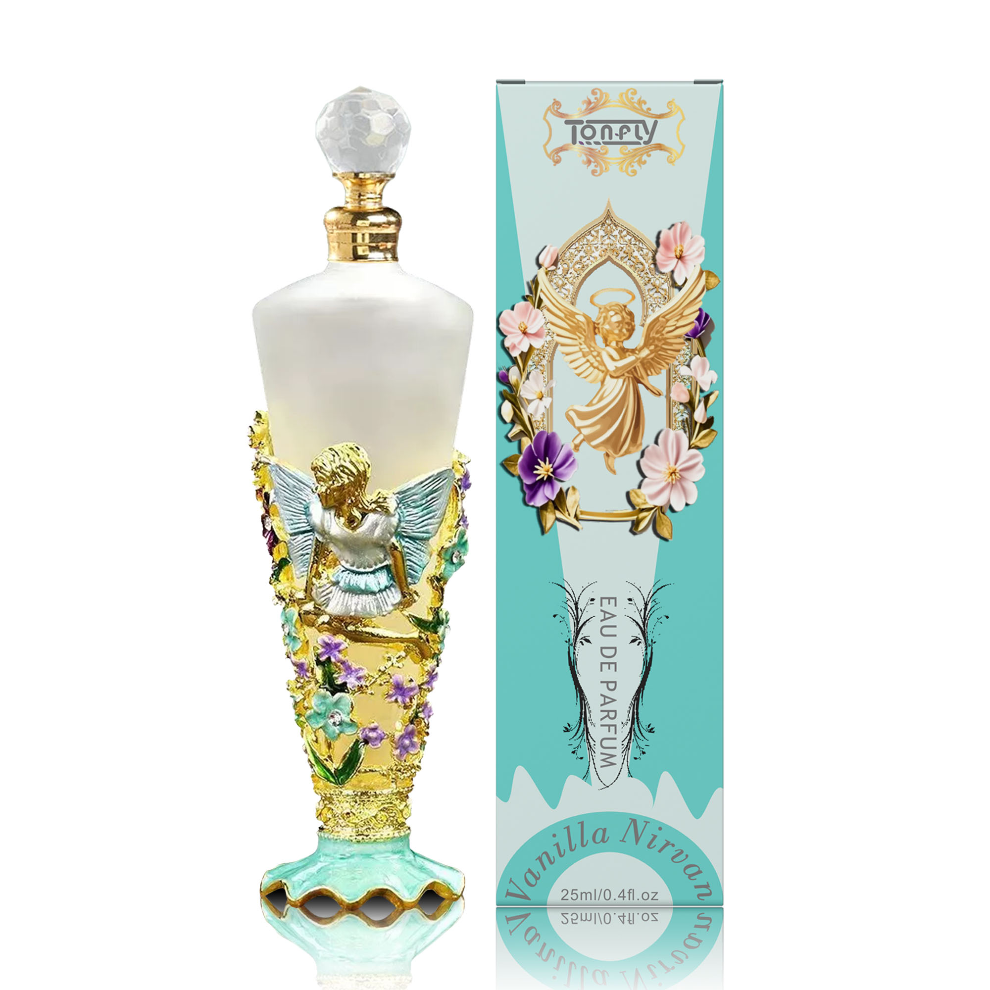 Tonfly Green Girl Perfume - Women's Light Eau de Parfum - Rose Perfume 25ml